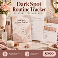 Dark Spot Routine Tracker printable PDF sales poster