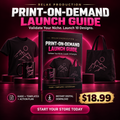 Print-on-Demand Launch Guide by Relax Production, instant digital download, $18.99