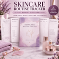 Skincare Routine Tracker instant digital download poster