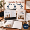 Template Business Starter Guide printable PDF sales poster